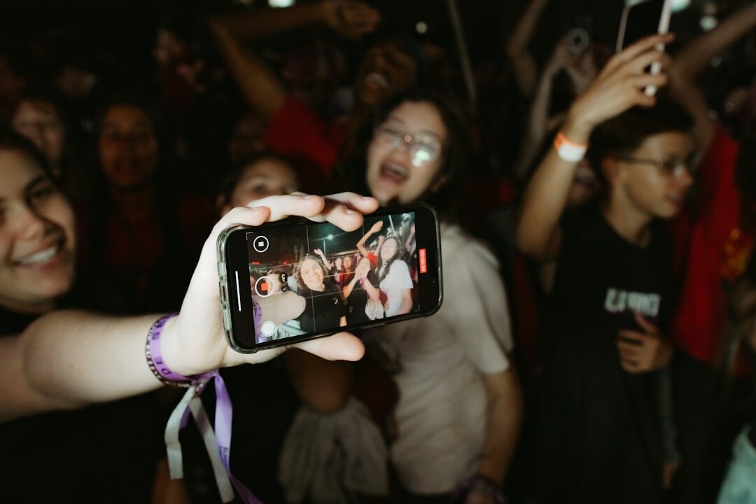 celebrity with fans